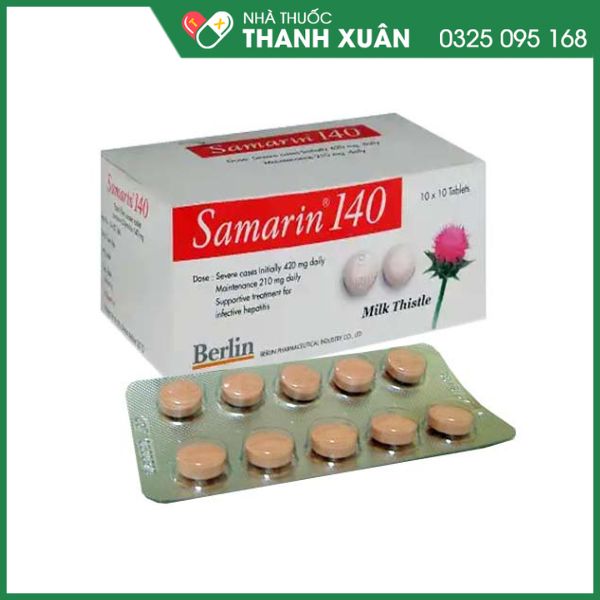 Samarin 140 điều trị viêm gan và sơ gan
